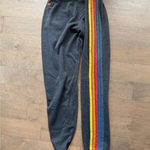 Aviator nation women’s 5 stripe sweatpants